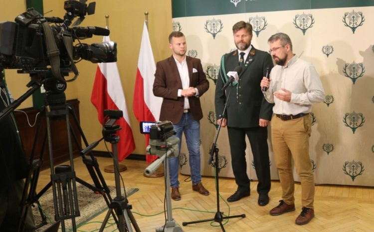Myśliwi w walce z ASF. Konferencja prasowa